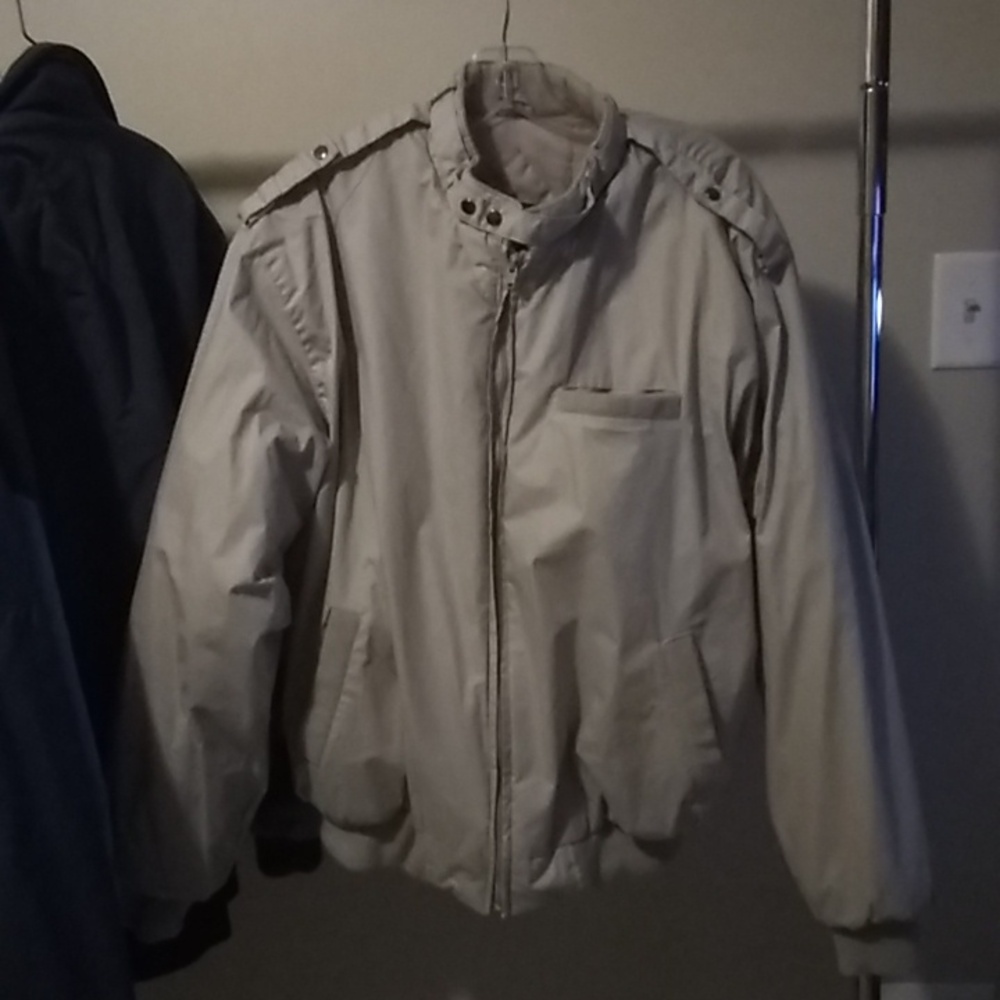 Mens Beige Medium Weight Jacket - image 1